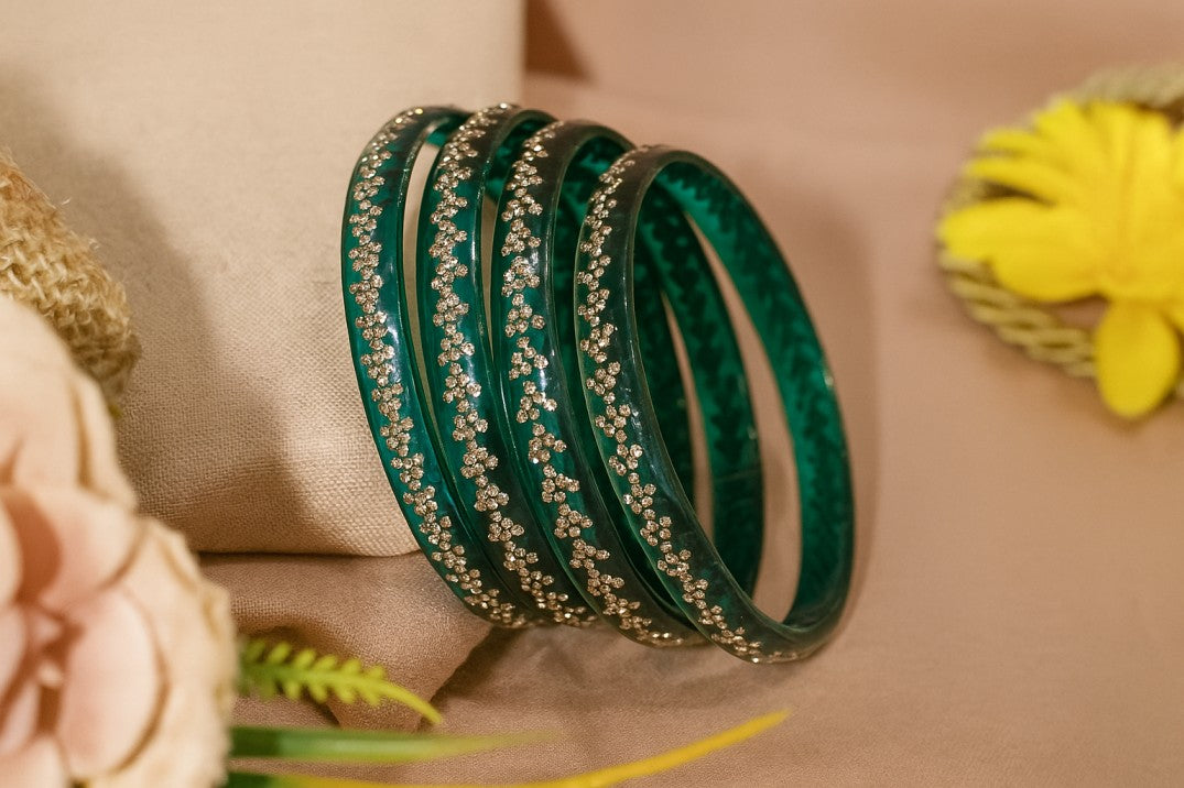 Glass Bangles | Blue Glass Bangles