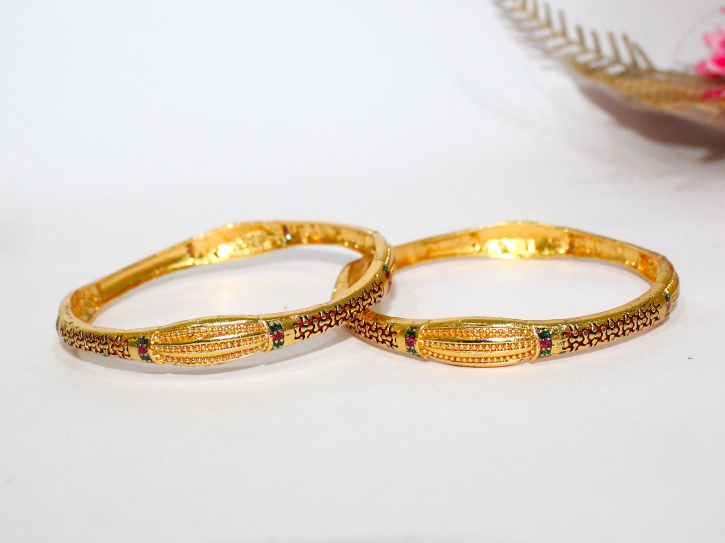 Copper Bangles Pair