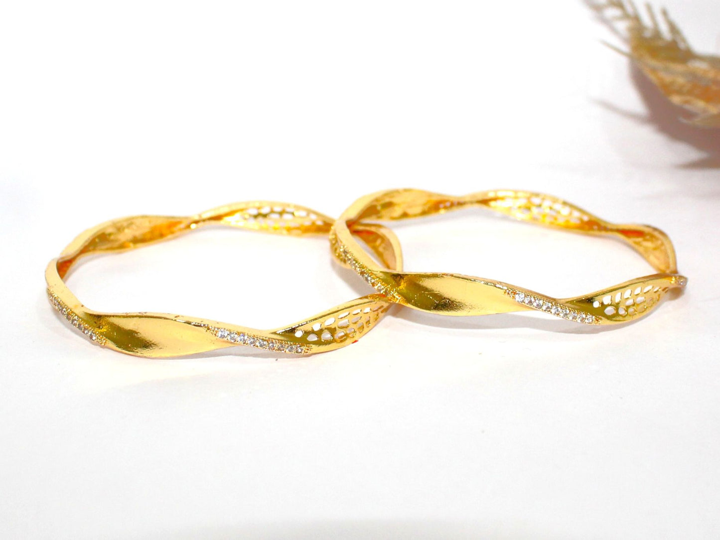 Copper Bangles Pair
