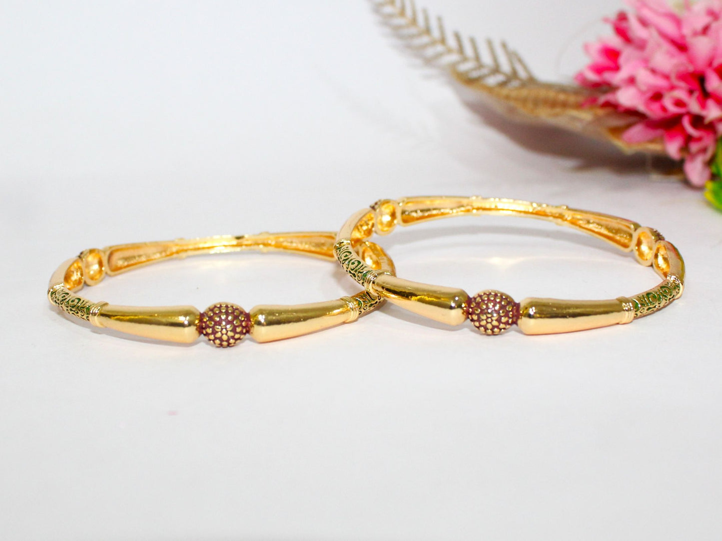 Copper Bangles Pair