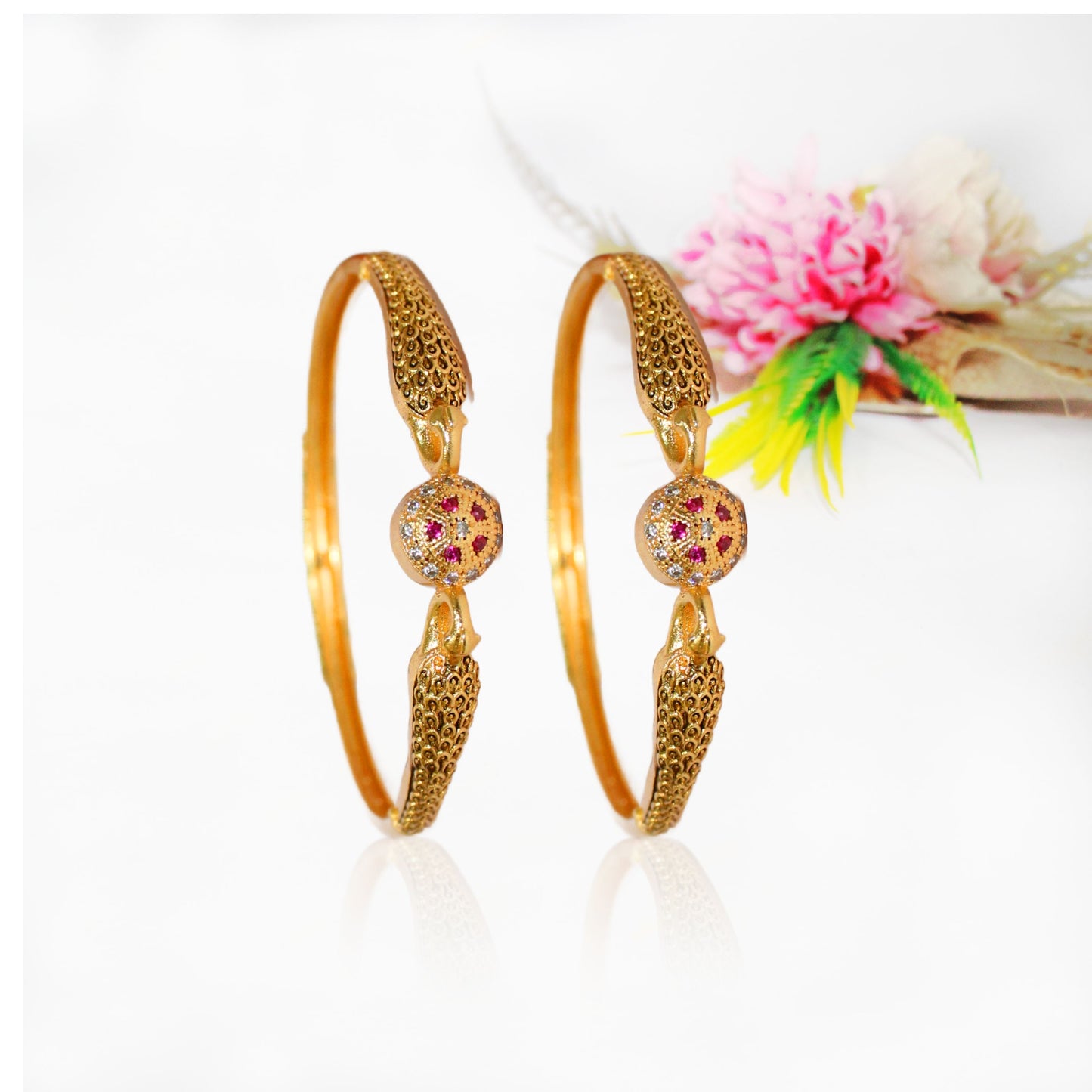 Copper Bangles Pair