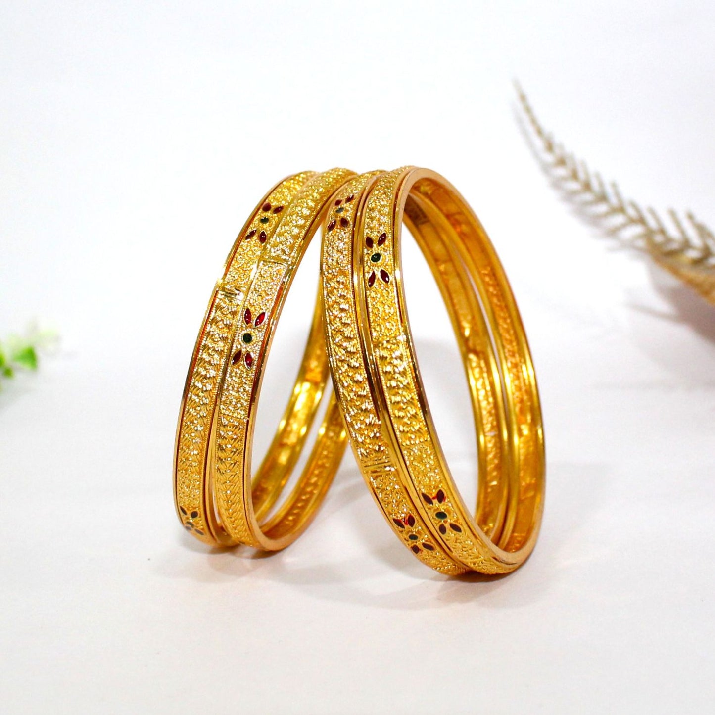 Copper Bangles Pair