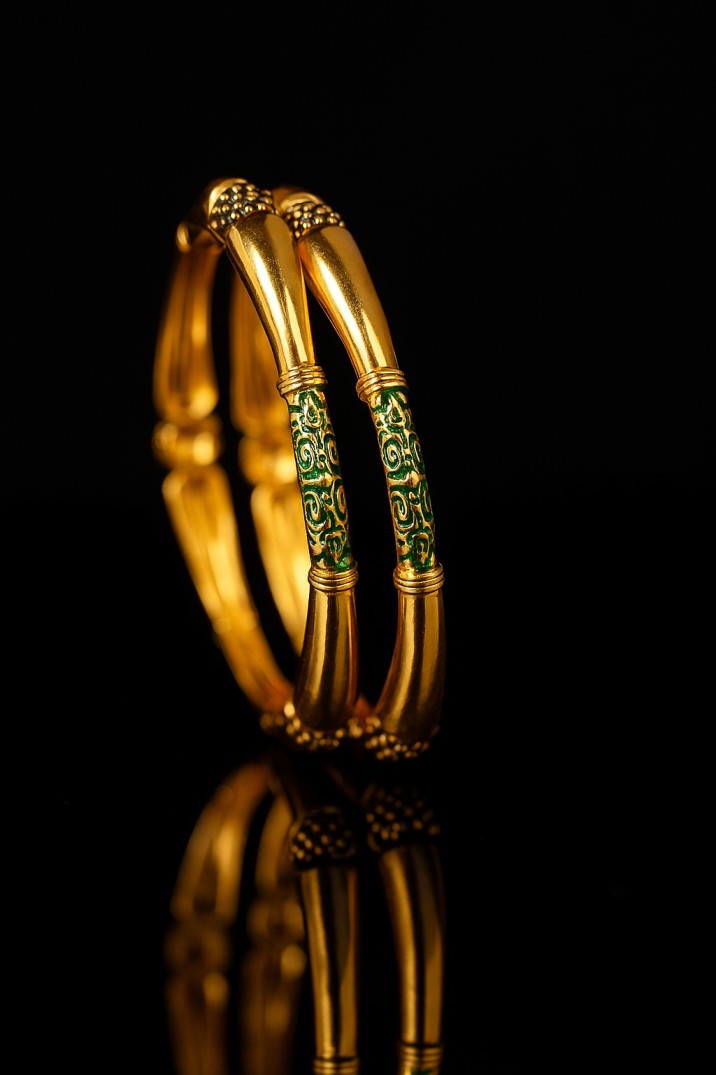 Copper Bangles Pair | 2 Pcs