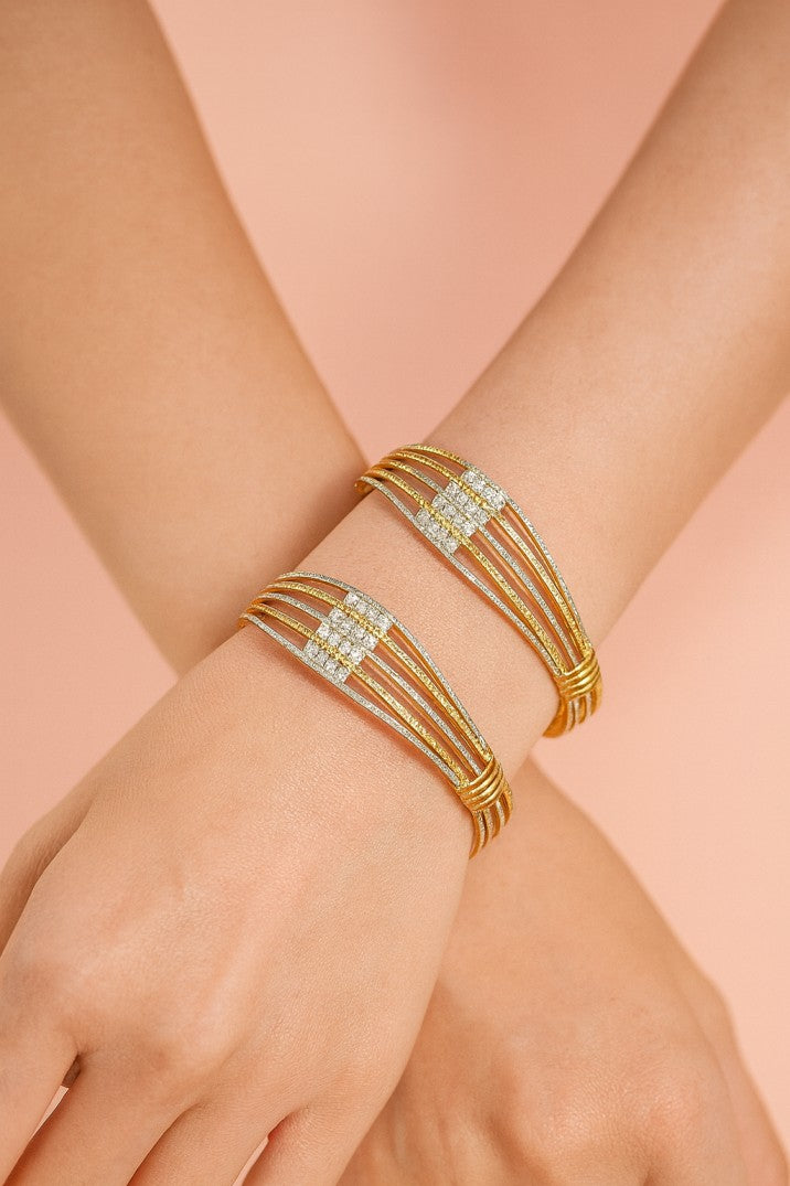 Copper Bangles Pair | 2 Pcs