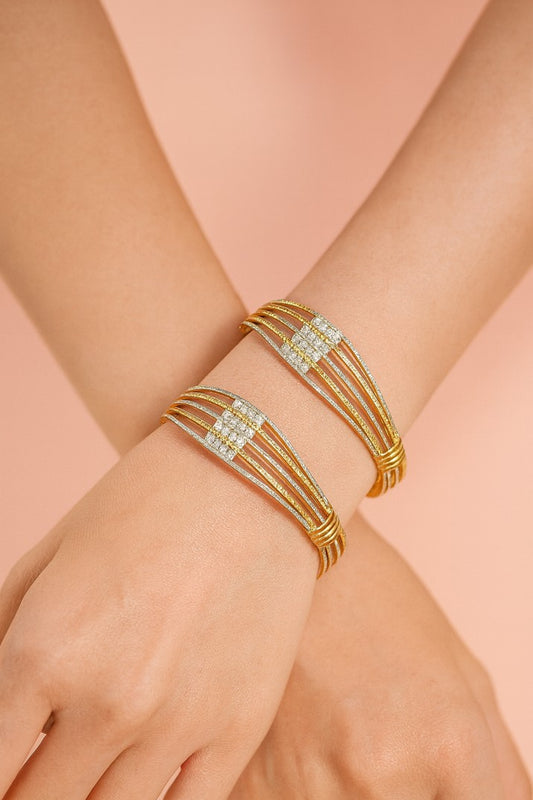 Copper Bangles Pair | 2 Pcs