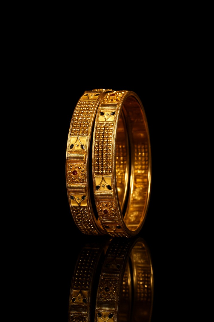 Copper Bangles Pair | 2 Pcs