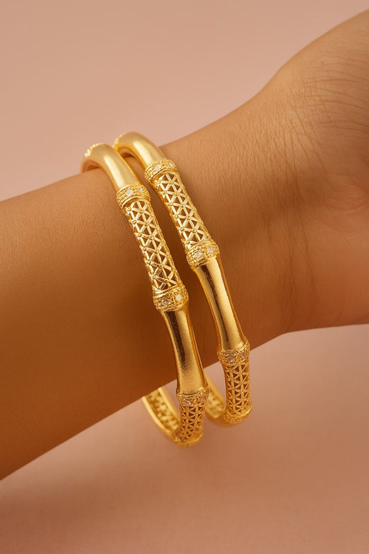 Copper Bangles Pair | 2 Pcs