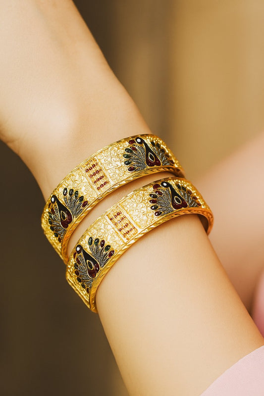 Copper Bangles Pair | 2 Pcs