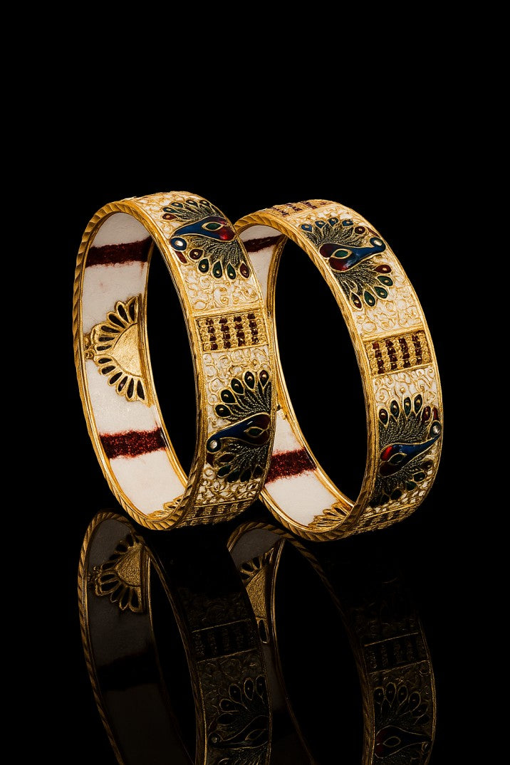 Copper Bangles Pair | 2 Pcs