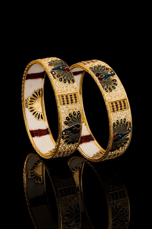 Copper Bangles Pair | 2 Pcs