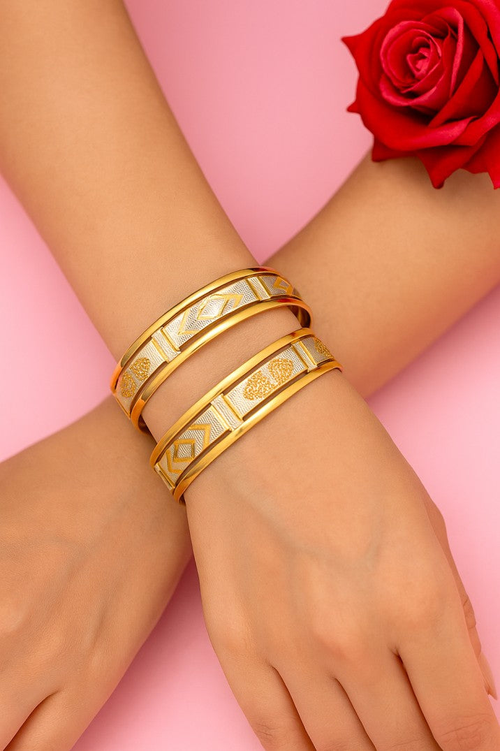 Copper Bangles Pair | 2 Pcs