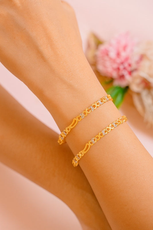 Copper Bangles Pair | 2 Pcs