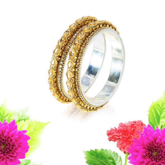 Brass Bangle Pair