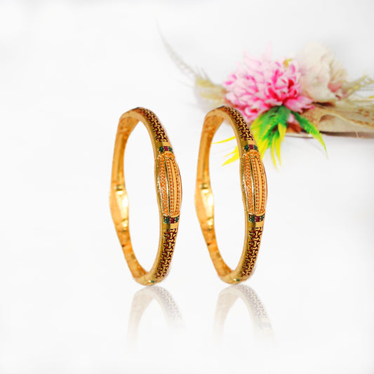 Copper Bangles Pair