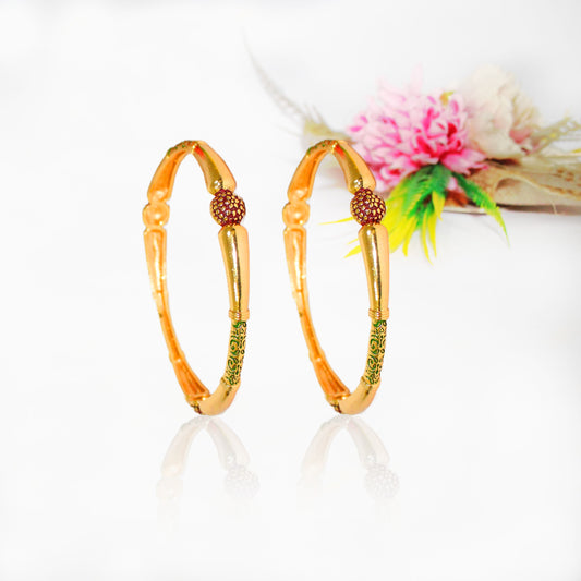 Copper Bangles Pair