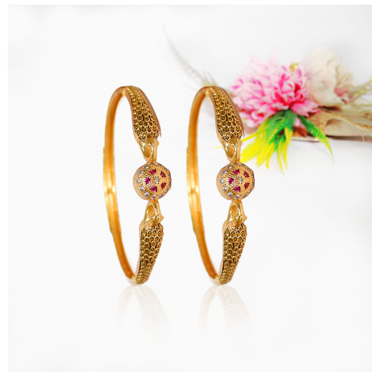 Copper Bangles Pair