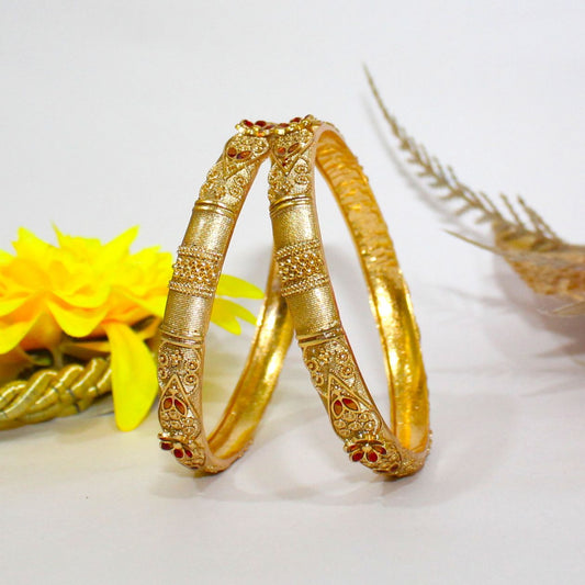 Copper Bangles Pair